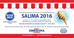 Salima 2016 - navštivte nás na stánku České zmrzliny z Opočna
